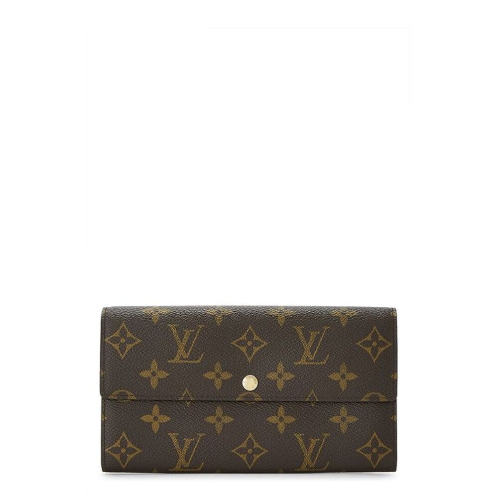 Louis Vuitton Brown Monogram Coated Canvas Porte Monnaie Credit - Picture 1 of 4